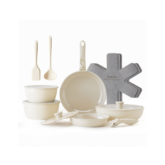 Genio Ceramic Cookware Set 16Pcs