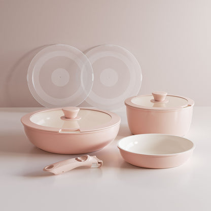 Genio Ceramic Cookware Set 8Pcs