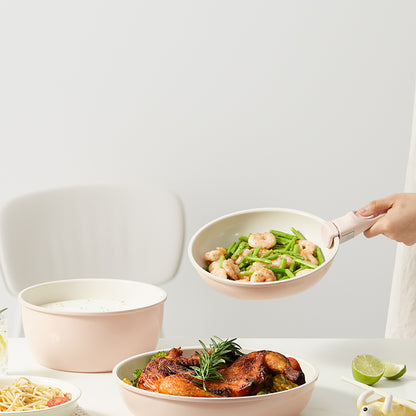 Genio Ceramic Cookware Set 16Pcs