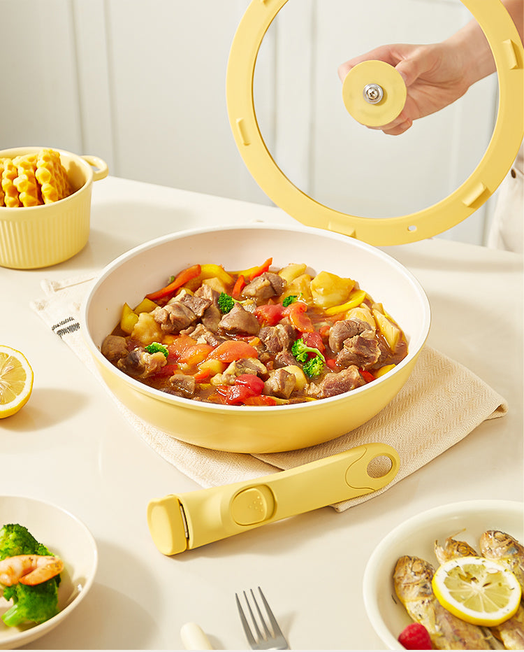 Genio Ceramic Cookware Set 8Pcs