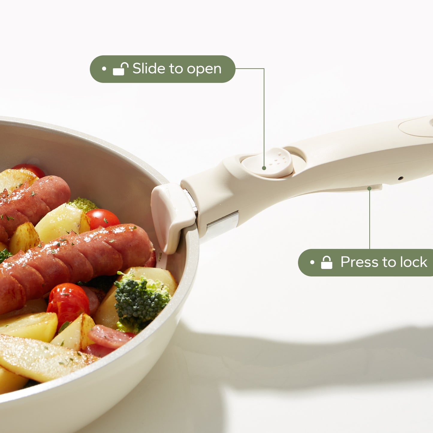 Genio Ceramic Cookware Set 8Pcs