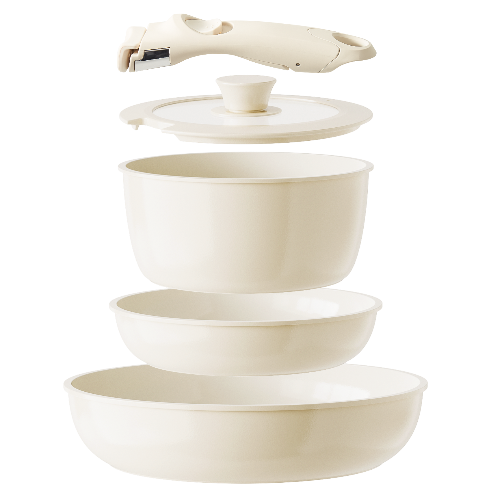 Genio Ceramic Cookware Set 8Pcs – Redchef