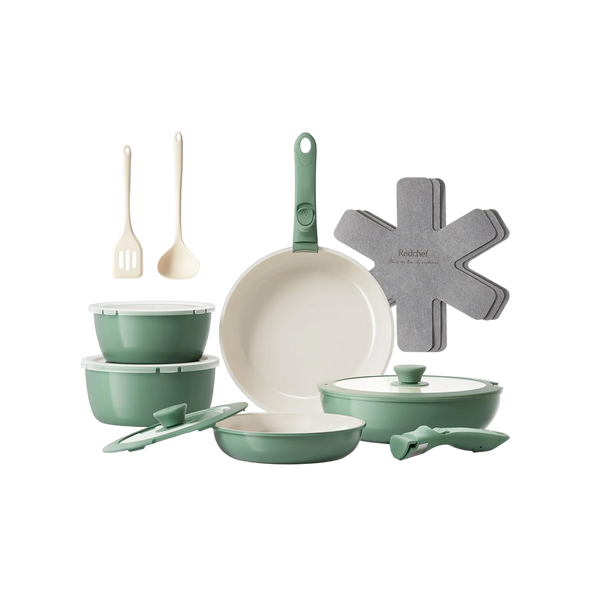 Genio Ceramic Cookware Set 16Pcs