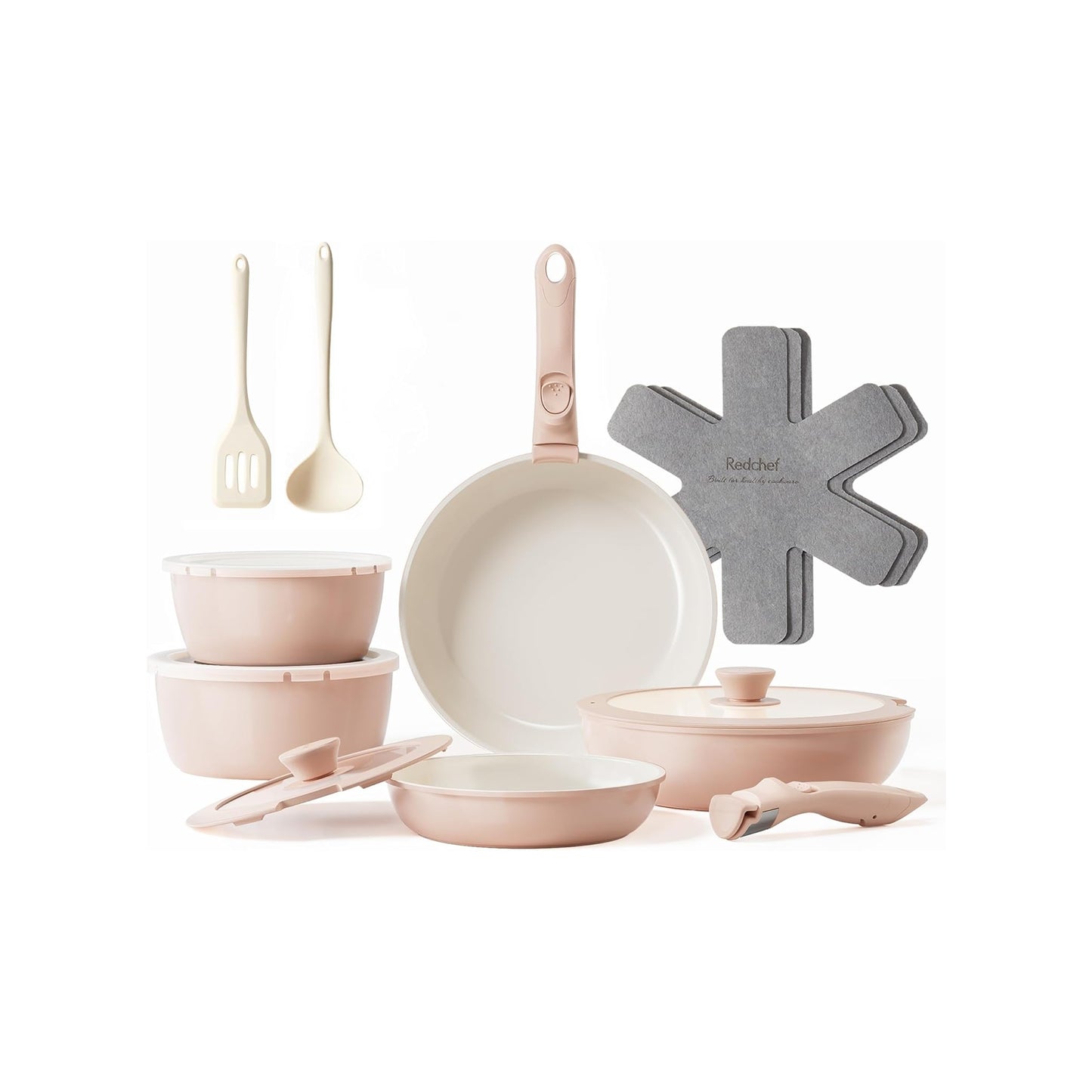 Genio Ceramic Cookware Set 16Pcs